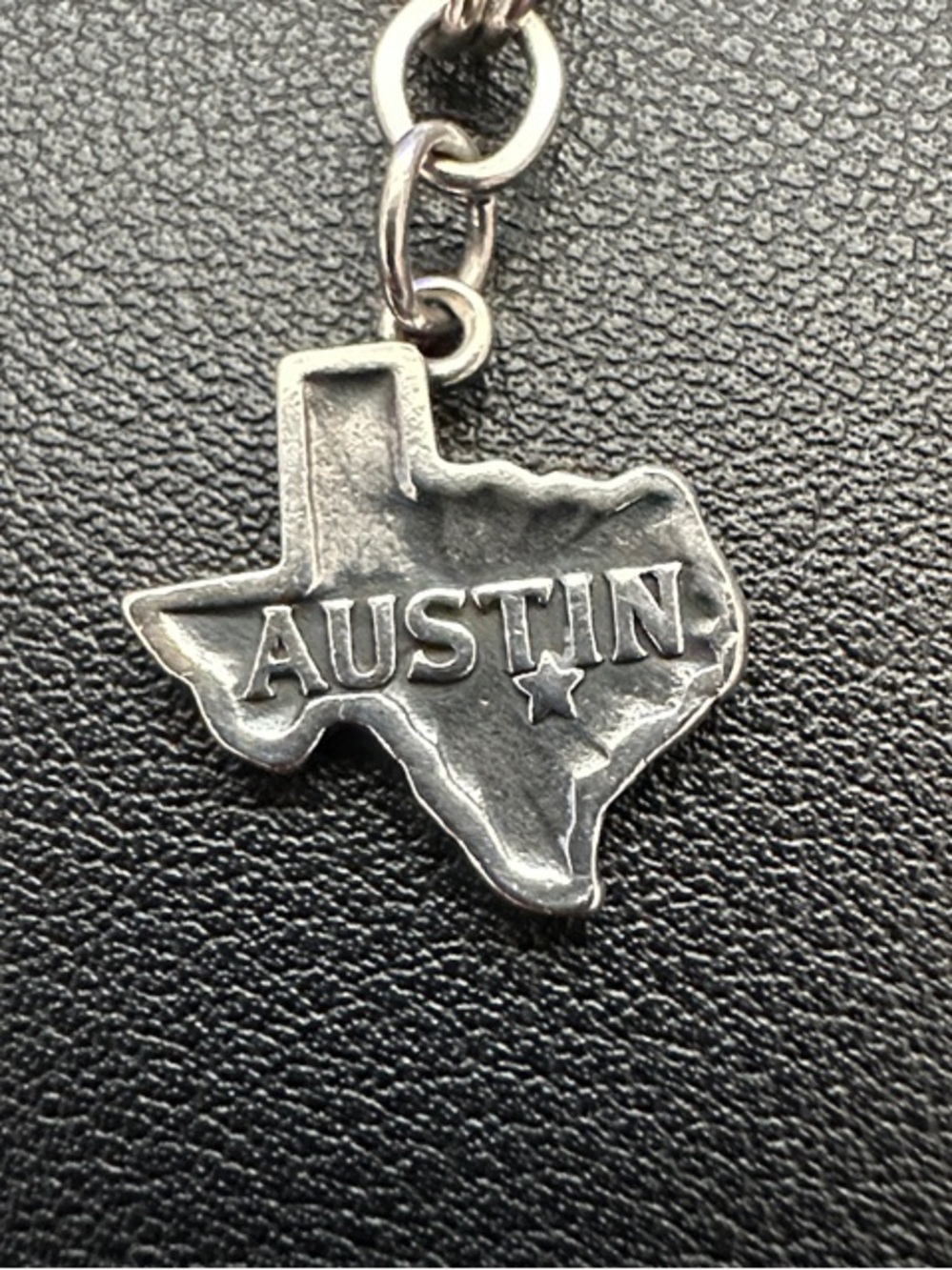 James Avery Sterling Silver Austin Texas State Charm Pendant